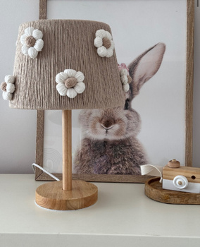 Lampka nocna do pokoju dziewczynki w stylu Boho Stokrotki