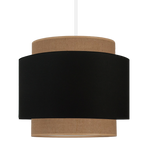 Lampa wisząca do pokoju dziecka w stylu Boho Czarna 2xE27