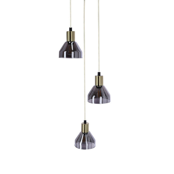 Lampa wisząca złota 3xE14 18cm Gregory 33-78995
