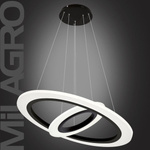 Lampa wisząca COSMO pierścienie LED 50cm