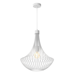 Lampa wisząca CESTA, MLP8671, biała, 1x60W E27