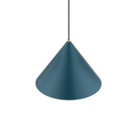 Loftowa lampa aluminiowa wisząca GU10 35W ZENITH M GU10 wys. 130cm | zielony