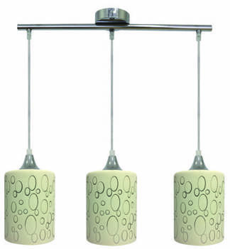 Lampa sufitowa wisząca 3X40W chrom E27 SAND 33-57778