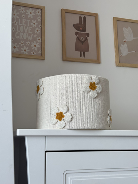 Lampa wisząca do pokoju dziewczynki w stylu Boho Kwiatki 30 cm