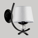 Nowoczesna lampa ścienna SMITH I czarny śr. 25cm
