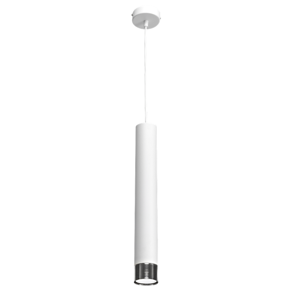 Nowoczesna lampa wisząca DANI WHITE/CHROME 1xGU10 MLP6227