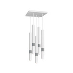 Lampa wisząca CASTRO WHITE / CHROME 5xG9 MLP6561