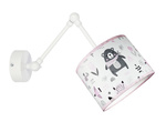 Lampa ścienna do pokoju dziecka z motywem misia na przegubie regulowana Teddy 1xE27