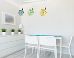 Lampa sufitowa do pokoju dziecka nowoczesna w stylu loft Listwa Edison Koszyk 3