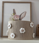 Lampa wisząca do pokoju dziewczynki w stylu Boho Stokrotki 35 cm