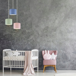 Lampa wisząca dla dziewczynki jasny fiolet Pueblo