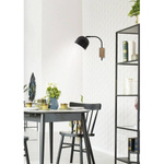 Kinkiet czarny lampa ścienna 40W E27 regulowany Rupi Candellux 21-76687