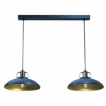 Lampa wisząca FELIX NAVY BLUE/GOLD 2xE27