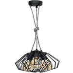 Lampa wisząca FERRO BLACK III