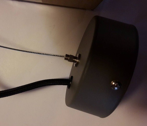 Betonowa lampa wisząca LAVA