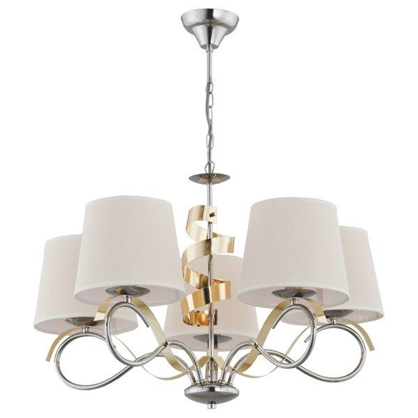 Nowoczesna lampa sufitowa SANDRA V chrom śr. 69cm