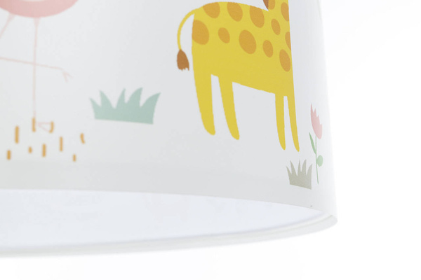 Lampa sufitowa dziecięca Wesołe Zwierzaki  średnica 60 cm