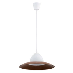 Lampa wisząca ALFA MANDY BIAŁA 1xE27 40cm | 61132