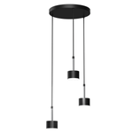 Lampa wisząca ARENA, MLP7786, czarny/srebrny, 3x11W GX53