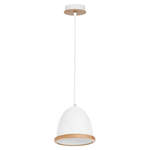 Lampa wisząca nowoczesna zwis STUDIO biały śr. 21cm