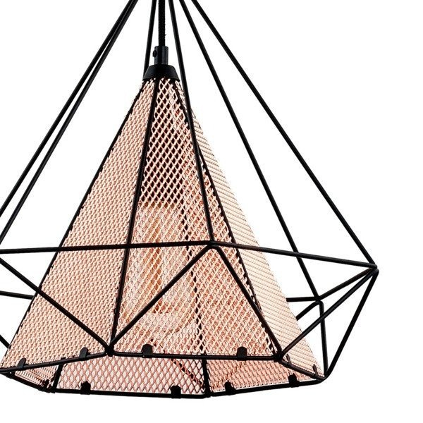 Lampa sufitowa COPPER NET miedź