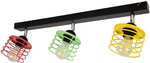 Lampa sufitowa do pokoju młodzieżowego w stylu loft Listwa Edison Koszyk 3