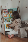 Biblioteczka do pokoju dziecięcego montessori MINI biała