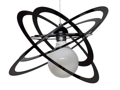 Lampa wisząca młodzieżowa czarna Sferis 