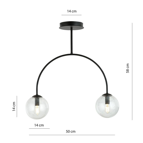 ARCHI 2 BL TRANSPARENT oprawa oświetleniowa
