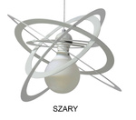 Lampa sufitowa do pokoju dziecięcego szara nowoczesna Sferis 1XE27 Led 