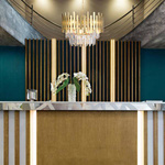 Żyrandol glamour ASPEN GOLD ML5999