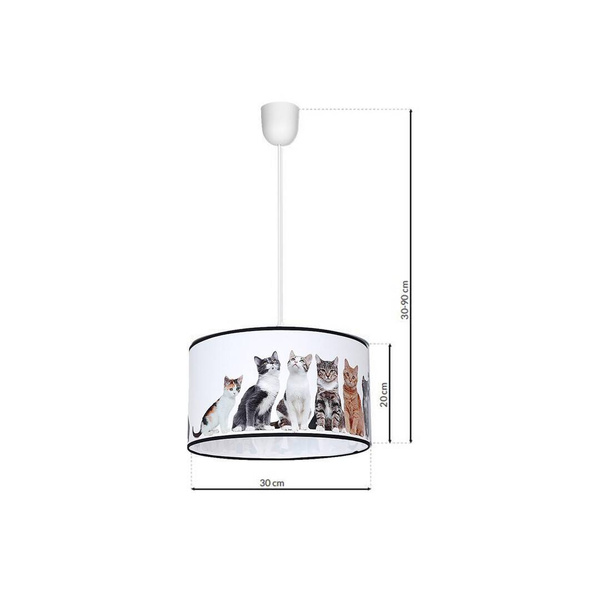 Lampa Wisząca CATS 1xE27 MLP4281