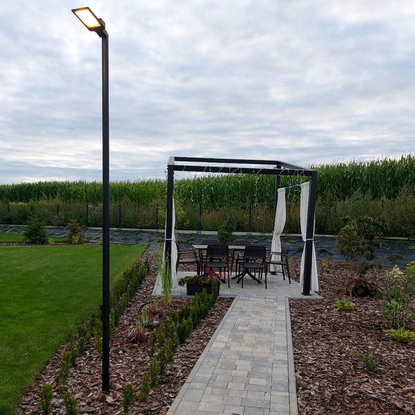 Słupek latarnia ogrodowa PATHWAY LED czarny 310cm