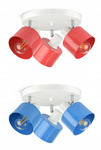 Lampa sufitowa do pokoju chłopca i dziewczynki  niebieska Classic 3 
