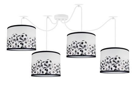 Lampa  sufitowa do pokoju dziecka z motywem piłkarskim Mundial 4