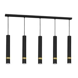 Lampa wisząca JOKER BLACK/GOLD 5xGU10