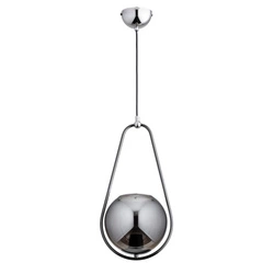 Lampa wisząca ALFA ELIPSA CHROM 1xE27 23cm | 60997