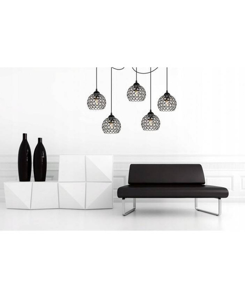 Nowoczesna Lampa wisząca typu Pająk Spider Crystal 3xE27 Led