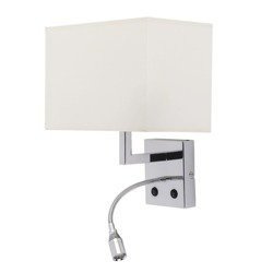 Kinkiet HOTEL + LED do czytania