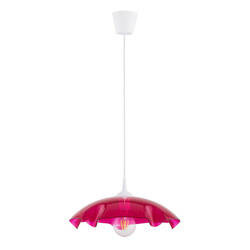 Lampa wisząca LILIA śr. 39cm E27 | różowy