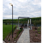 Słupek latarnia ogrodowa PATHWAY LED czarny 310cm