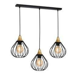 Lampa wisząca listwa KANE BLACK 3xE27 MLP4795