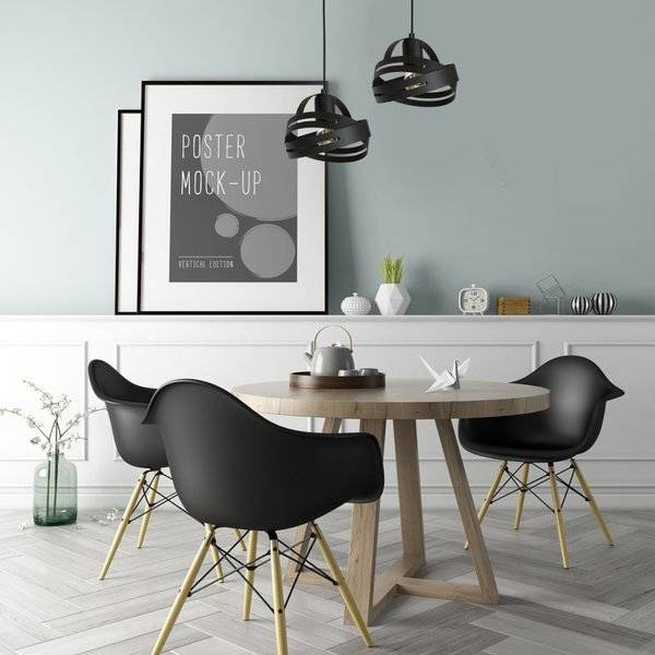 Nowoczesna lampa wisząca CORONA BLACK 1xE27 MLP4783