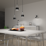 Lampa wisząca ARENA, MLP7786, czarny/srebrny, 3x11W GX53
