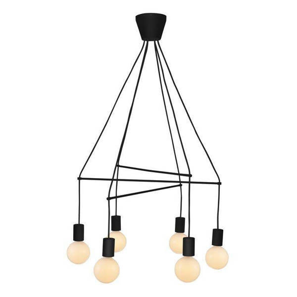 Lampa wisząca carna matowa 6xE27 dwuobwodowa Alto Candellux 36-70937
