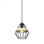 Lampa wisząca INDUSTRIALNA CLIFF BLACK 1xE27 MLP5524