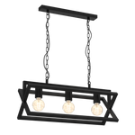 Lampa wisząca ARNOLD, MLP8563, czarna, 3x60W E27