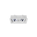 Lampa wpuszczana dwupunktowa MOD WHITE II