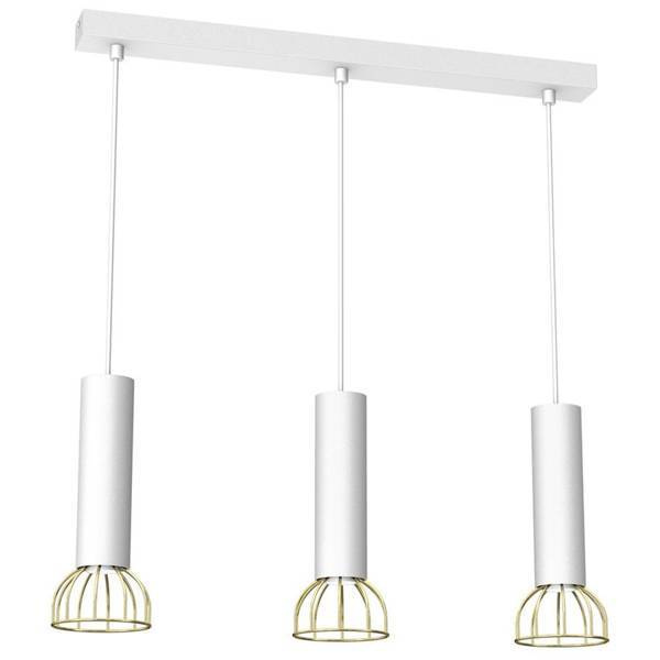 Lampa wisząca DANTE, MLP7255, biały/złoty, 3x8W LED GU10