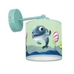 Lampa ścienna do pokoju dziecka DELFINKA FINKA MiniMini 1xE27